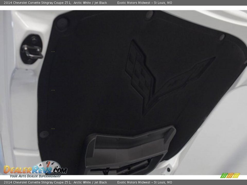 2014 Chevrolet Corvette Stingray Coupe Z51 Arctic White / Jet Black Photo #11