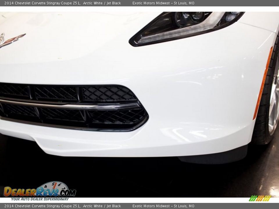 2014 Chevrolet Corvette Stingray Coupe Z51 Arctic White / Jet Black Photo #19