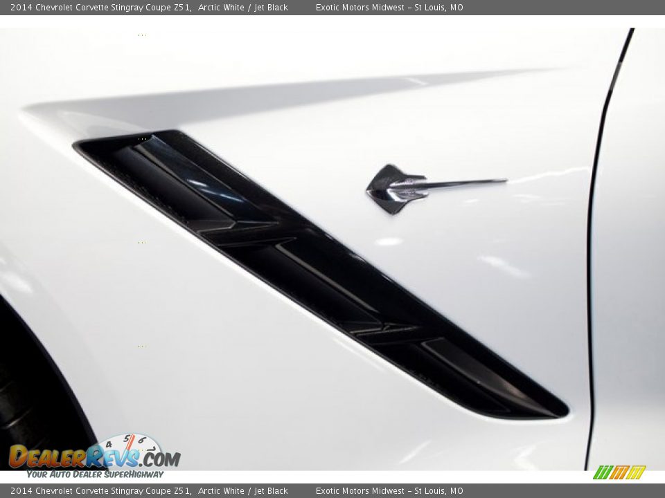2014 Chevrolet Corvette Stingray Coupe Z51 Arctic White / Jet Black Photo #20