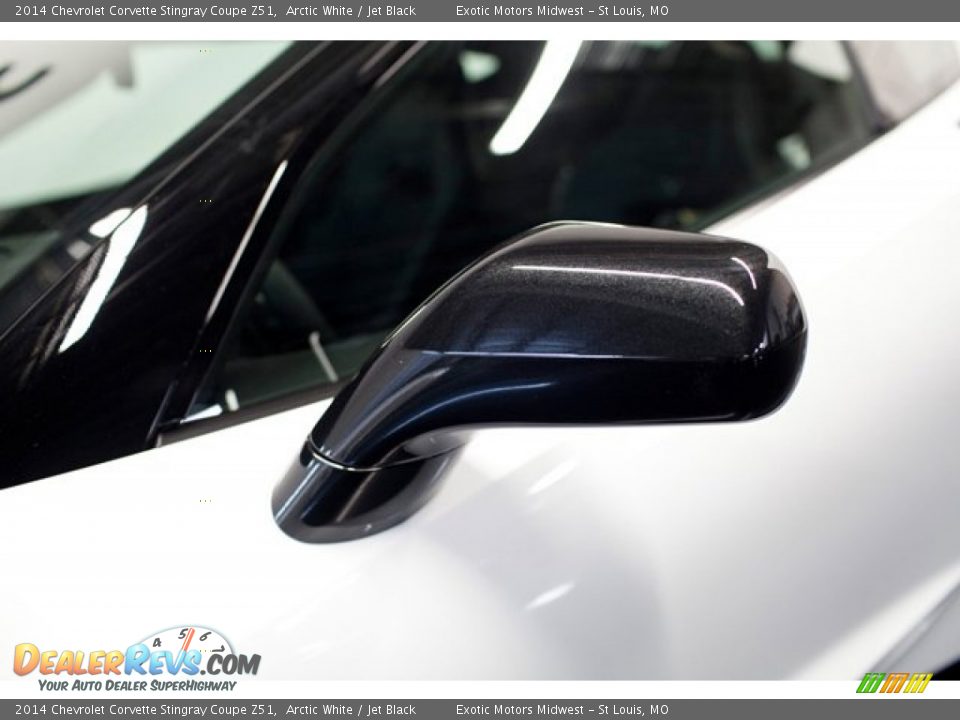 2014 Chevrolet Corvette Stingray Coupe Z51 Arctic White / Jet Black Photo #21