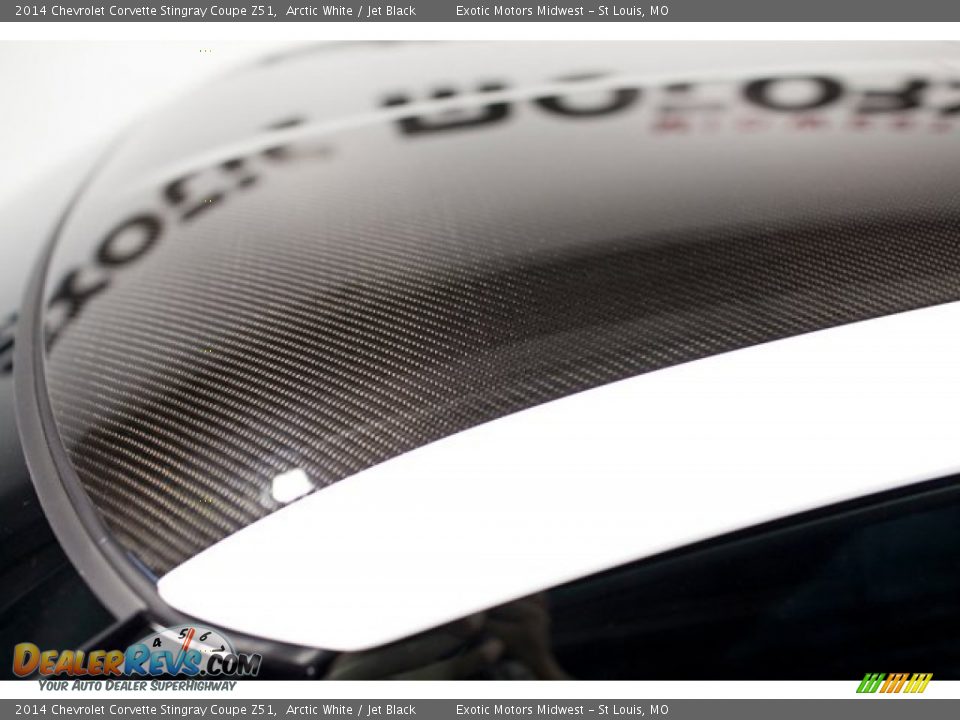 2014 Chevrolet Corvette Stingray Coupe Z51 Arctic White / Jet Black Photo #22