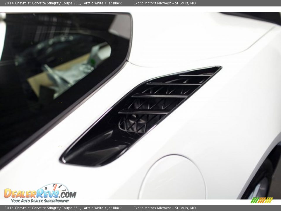 2014 Chevrolet Corvette Stingray Coupe Z51 Arctic White / Jet Black Photo #23
