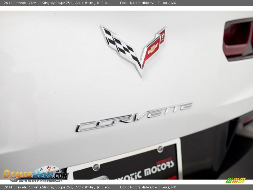 2014 Chevrolet Corvette Stingray Coupe Z51 Arctic White / Jet Black Photo #25
