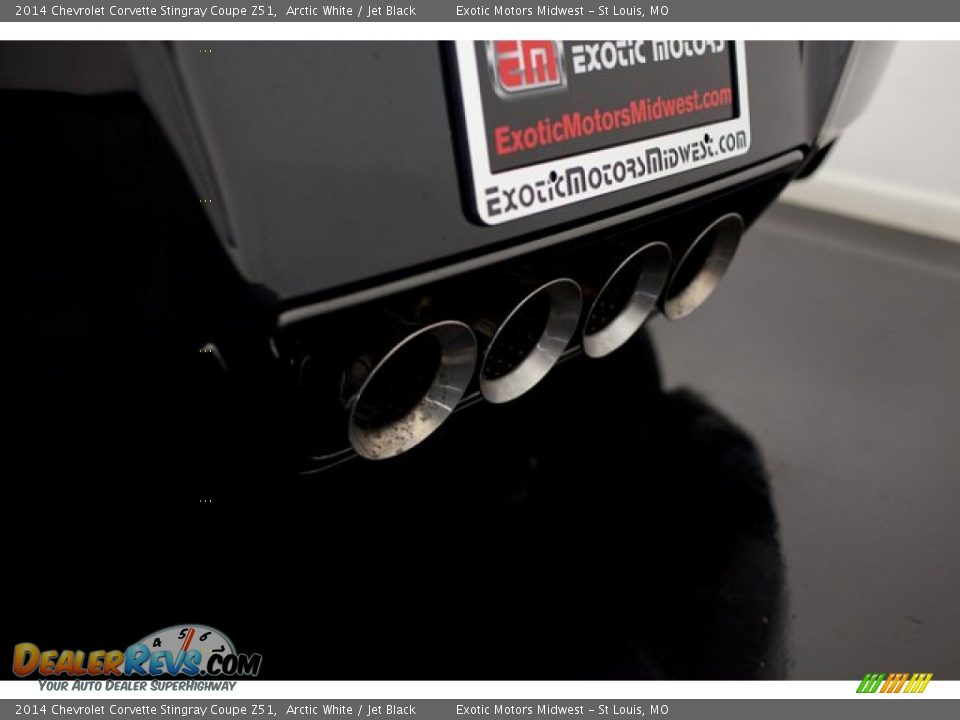2014 Chevrolet Corvette Stingray Coupe Z51 Arctic White / Jet Black Photo #26