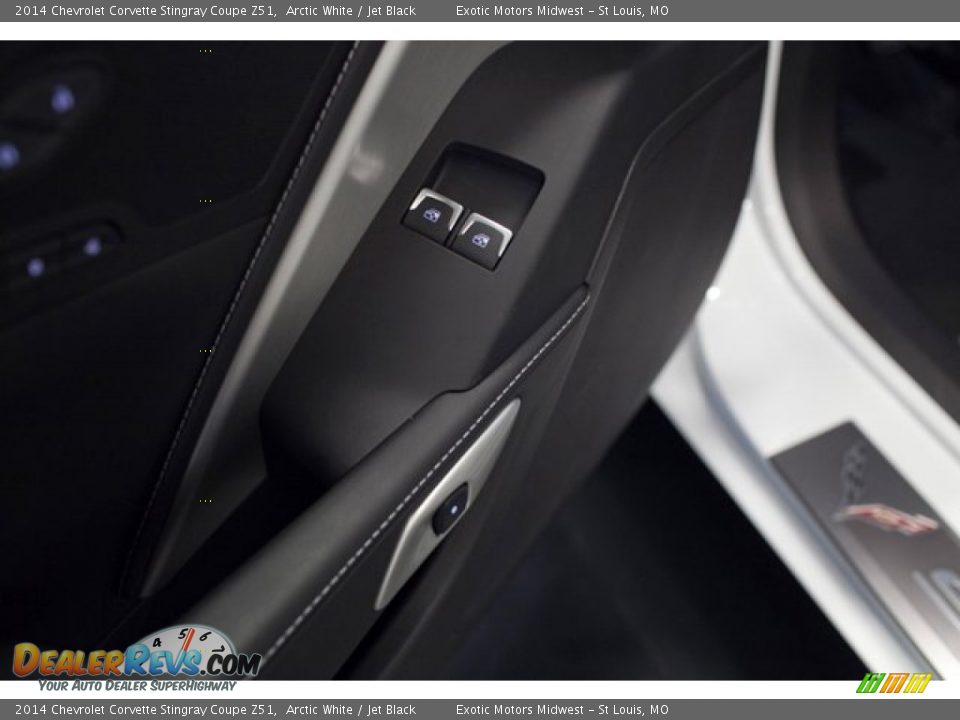 2014 Chevrolet Corvette Stingray Coupe Z51 Arctic White / Jet Black Photo #29