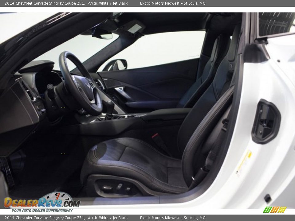 2014 Chevrolet Corvette Stingray Coupe Z51 Arctic White / Jet Black Photo #32