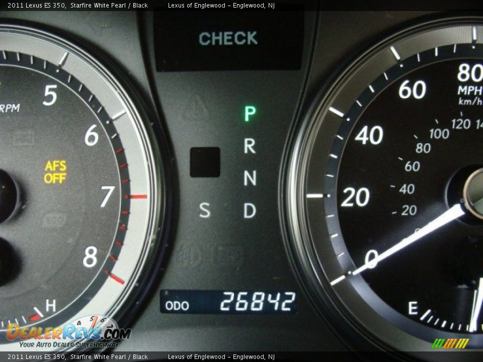 2011 Lexus ES 350 Starfire White Pearl / Black Photo #16