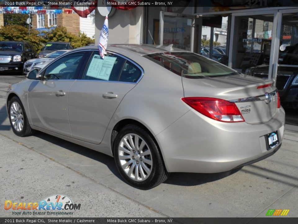 2011 Buick Regal CXL Stone Metallic / Cashmere Photo #4