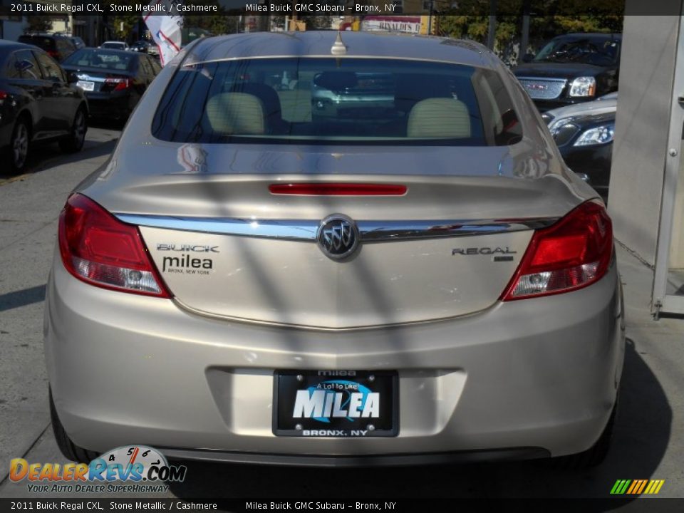 2011 Buick Regal CXL Stone Metallic / Cashmere Photo #5