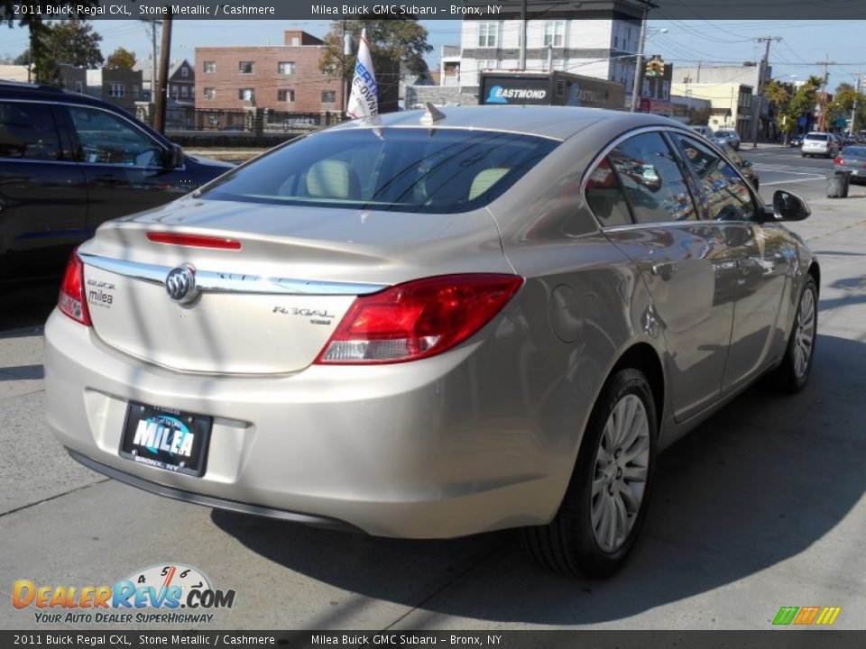 2011 Buick Regal CXL Stone Metallic / Cashmere Photo #6