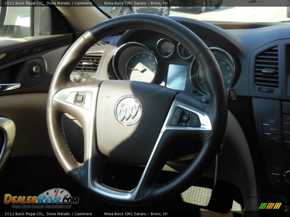 2011 Buick Regal CXL Stone Metallic / Cashmere Photo #11
