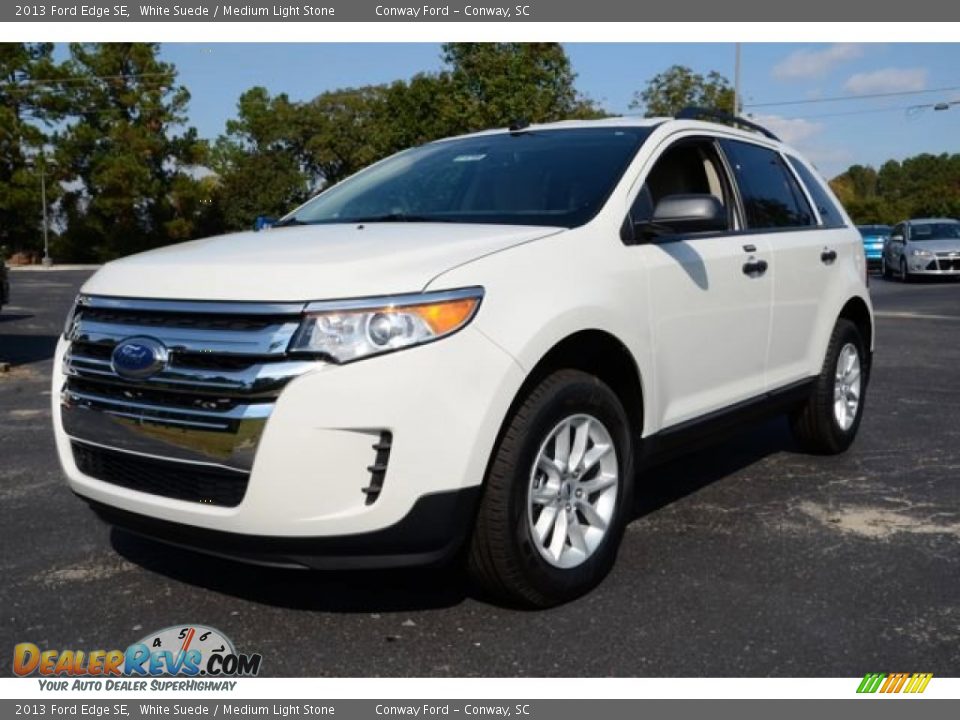 2013 Ford Edge SE White Suede / Medium Light Stone Photo #1