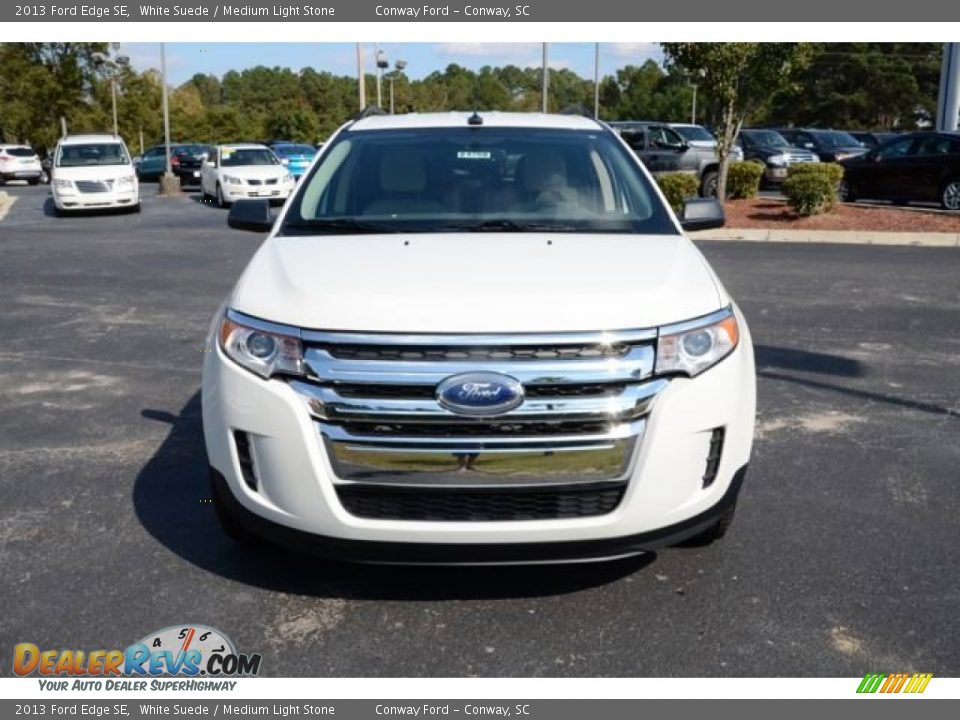 2013 Ford Edge SE White Suede / Medium Light Stone Photo #2
