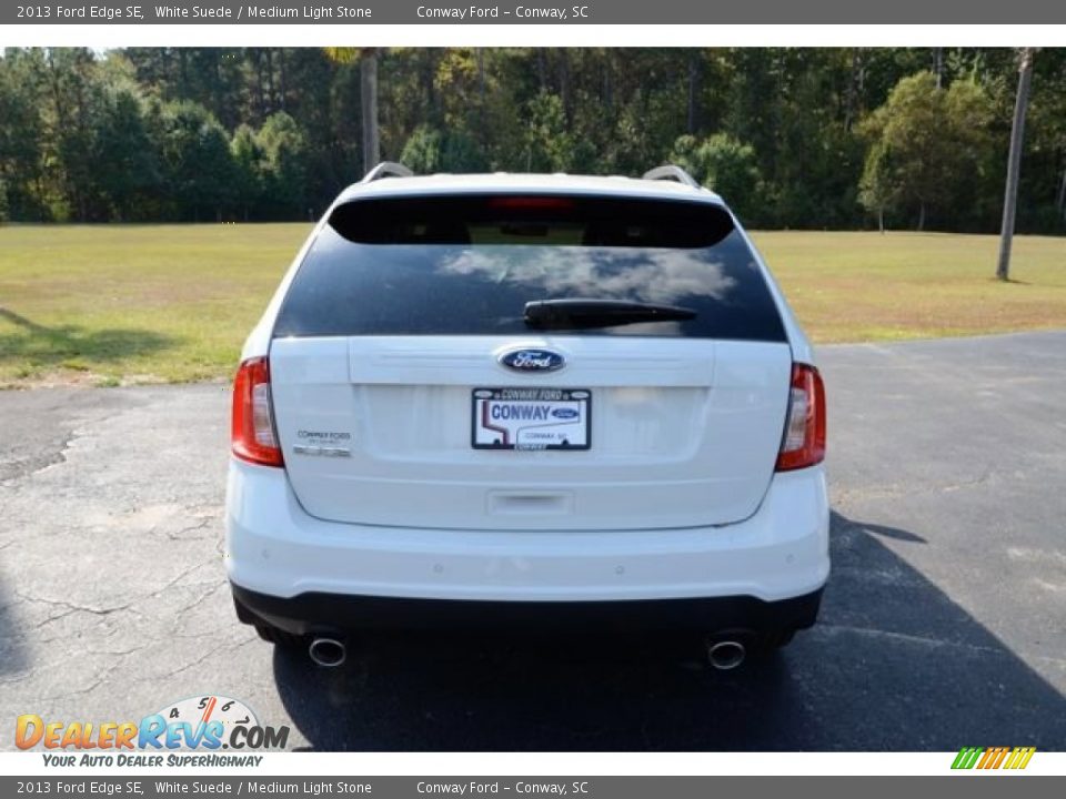 2013 Ford Edge SE White Suede / Medium Light Stone Photo #6