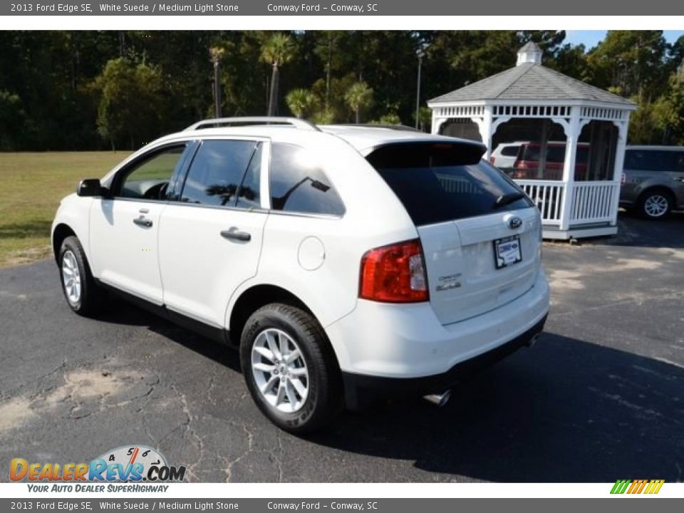 2013 Ford Edge SE White Suede / Medium Light Stone Photo #7