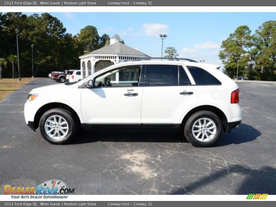 2013 Ford Edge SE White Suede / Medium Light Stone Photo #8