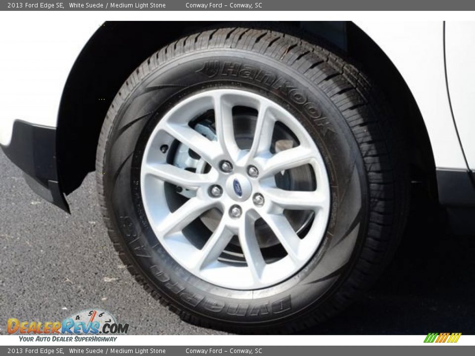 2013 Ford Edge SE White Suede / Medium Light Stone Photo #9