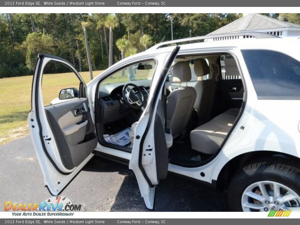 2013 Ford Edge SE White Suede / Medium Light Stone Photo #11