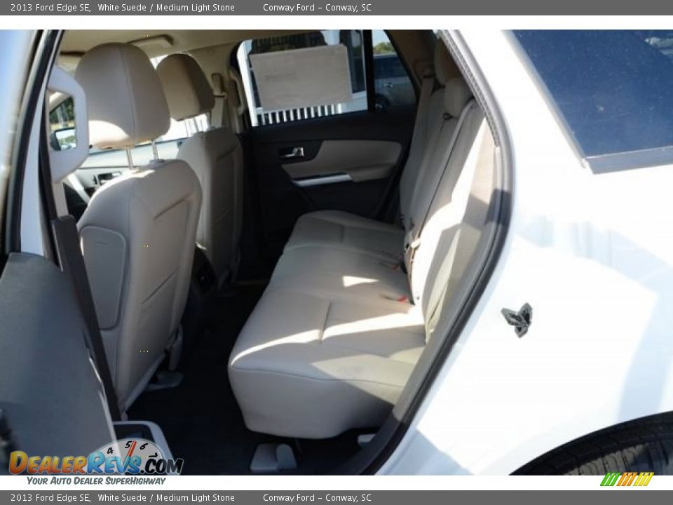2013 Ford Edge SE White Suede / Medium Light Stone Photo #12