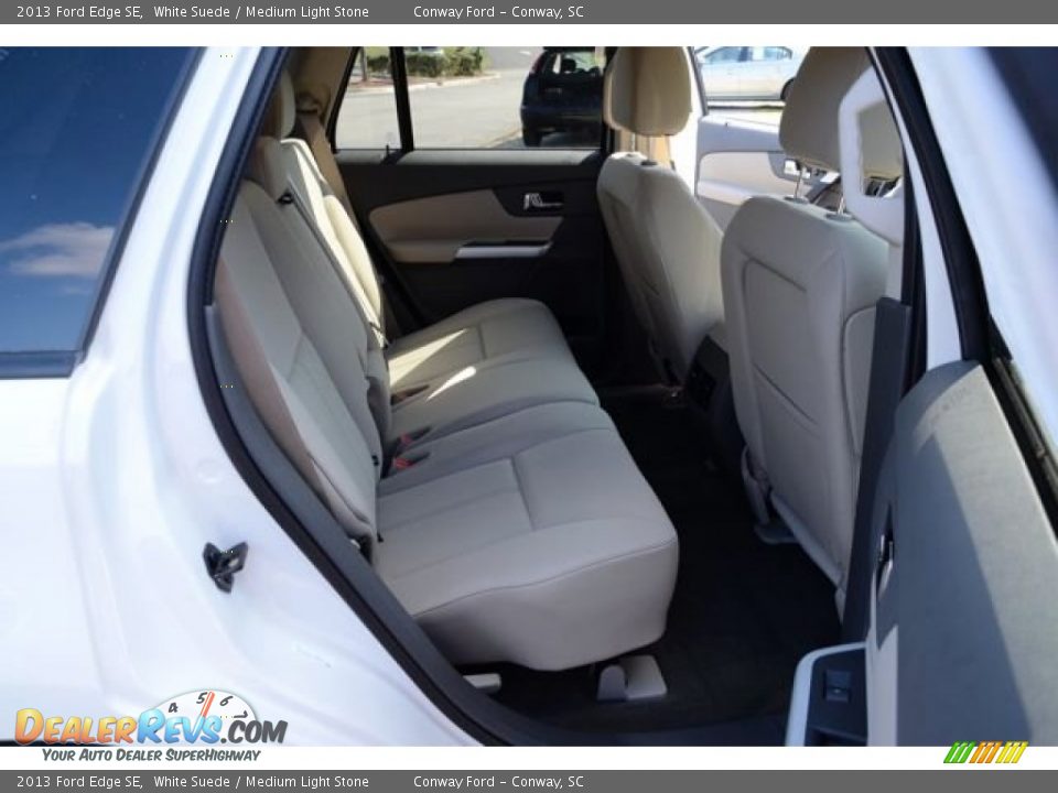 2013 Ford Edge SE White Suede / Medium Light Stone Photo #16