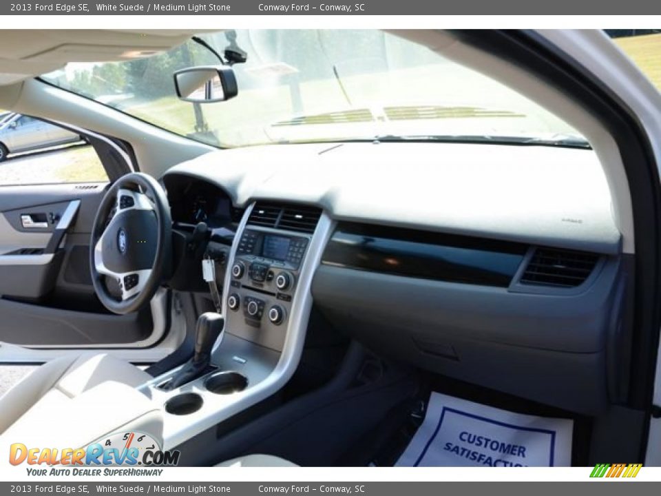 2013 Ford Edge SE White Suede / Medium Light Stone Photo #18