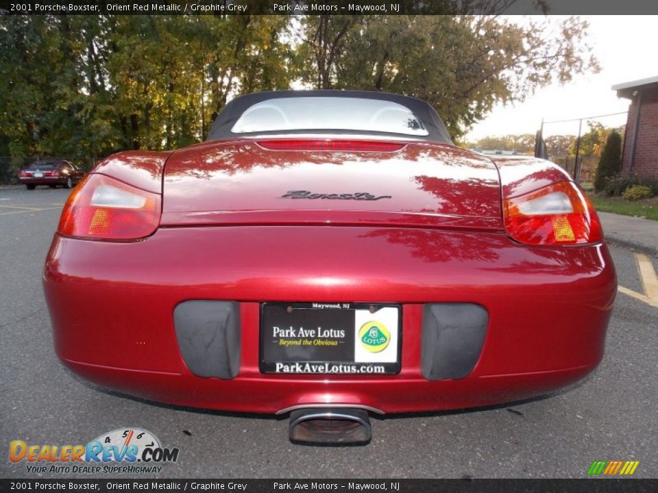 2001 Porsche Boxster Orient Red Metallic / Graphite Grey Photo #4