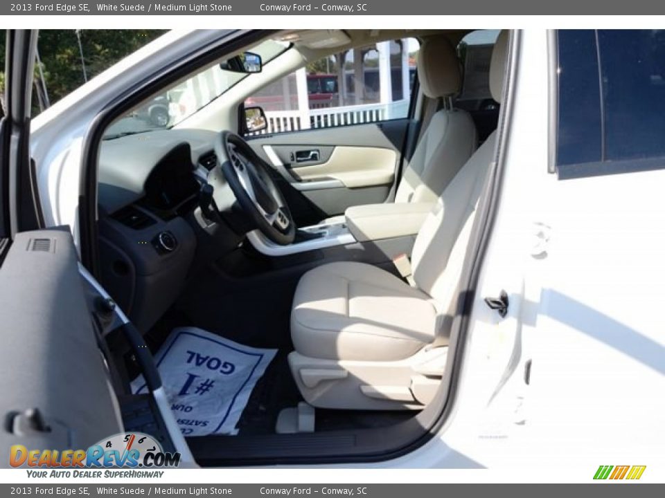 2013 Ford Edge SE White Suede / Medium Light Stone Photo #19