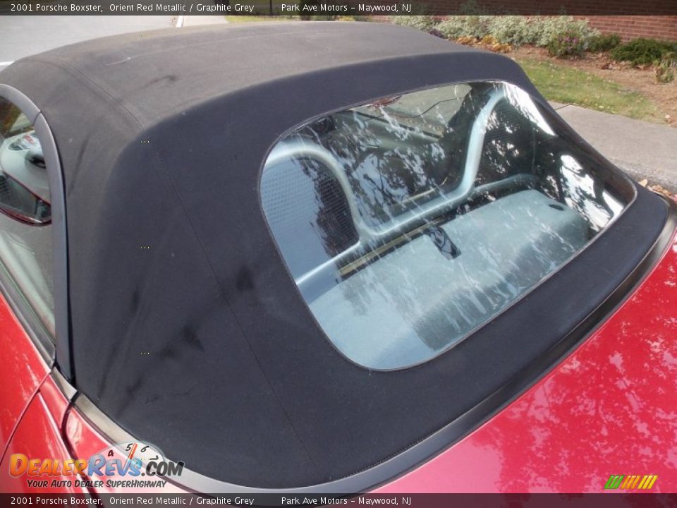 2001 Porsche Boxster Orient Red Metallic / Graphite Grey Photo #6