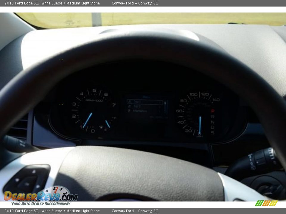 2013 Ford Edge SE White Suede / Medium Light Stone Photo #23