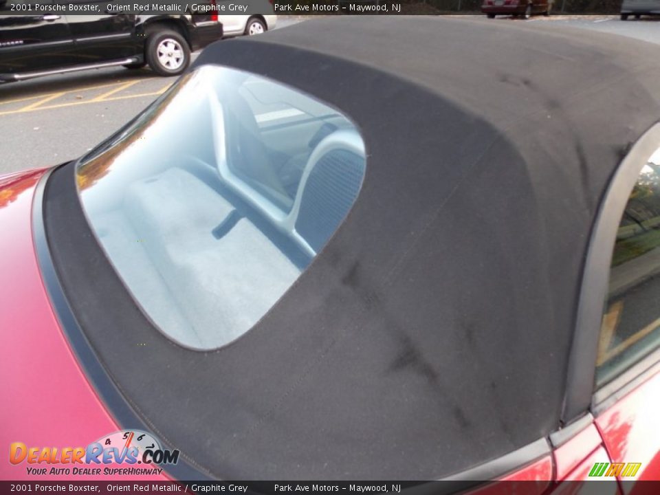 2001 Porsche Boxster Orient Red Metallic / Graphite Grey Photo #9