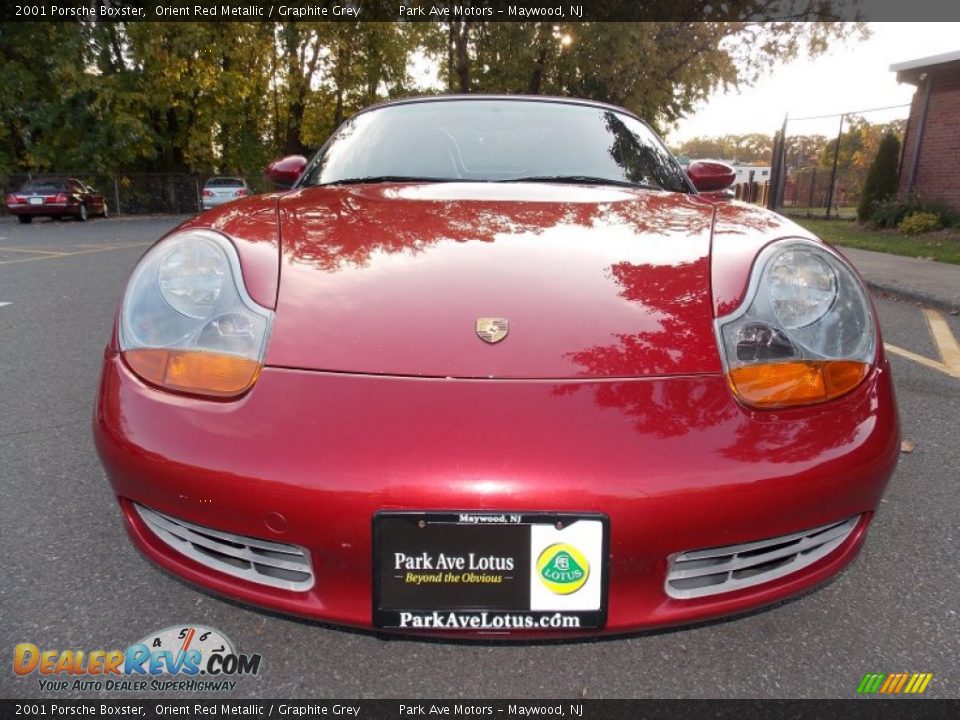 2001 Porsche Boxster Orient Red Metallic / Graphite Grey Photo #14