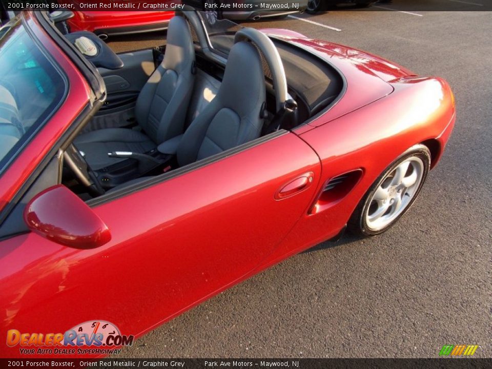 2001 Porsche Boxster Orient Red Metallic / Graphite Grey Photo #16