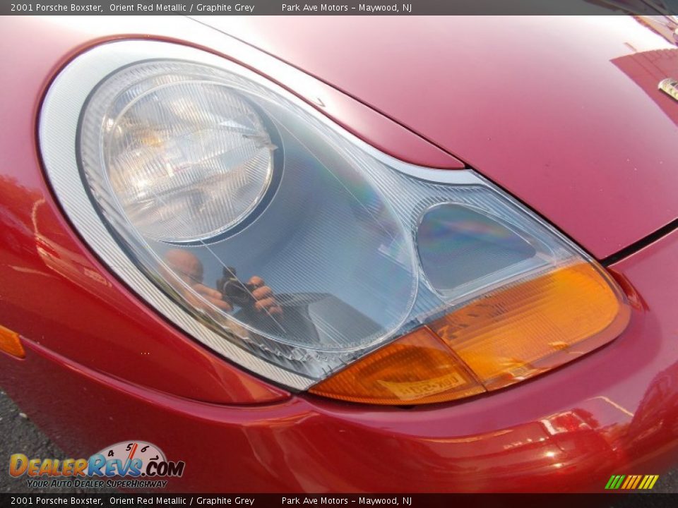 2001 Porsche Boxster Orient Red Metallic / Graphite Grey Photo #18