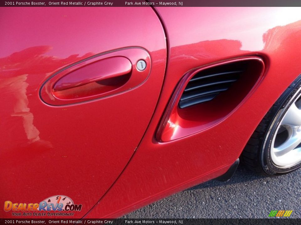 2001 Porsche Boxster Orient Red Metallic / Graphite Grey Photo #19