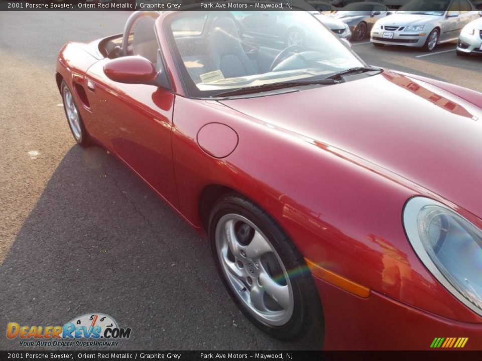 2001 Porsche Boxster Orient Red Metallic / Graphite Grey Photo #20