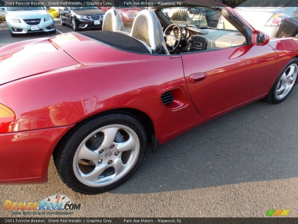 2001 Porsche Boxster Orient Red Metallic / Graphite Grey Photo #21
