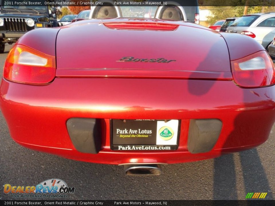2001 Porsche Boxster Orient Red Metallic / Graphite Grey Photo #24