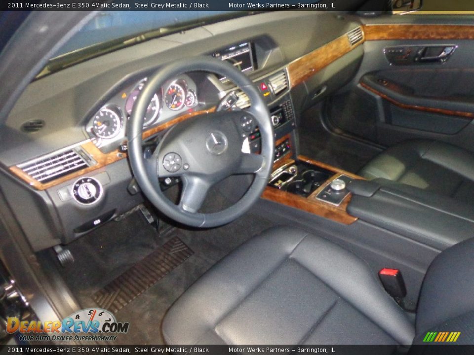 2011 Mercedes-Benz E 350 4Matic Sedan Steel Grey Metallic / Black Photo #18