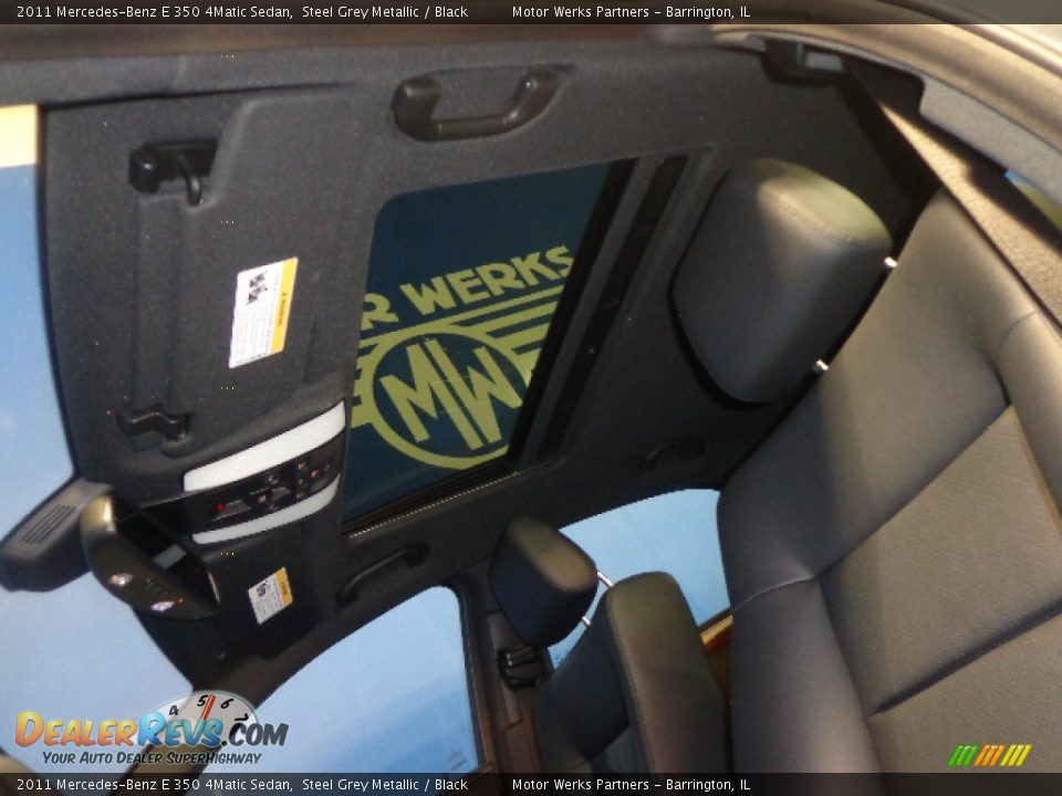 2011 Mercedes-Benz E 350 4Matic Sedan Steel Grey Metallic / Black Photo #19