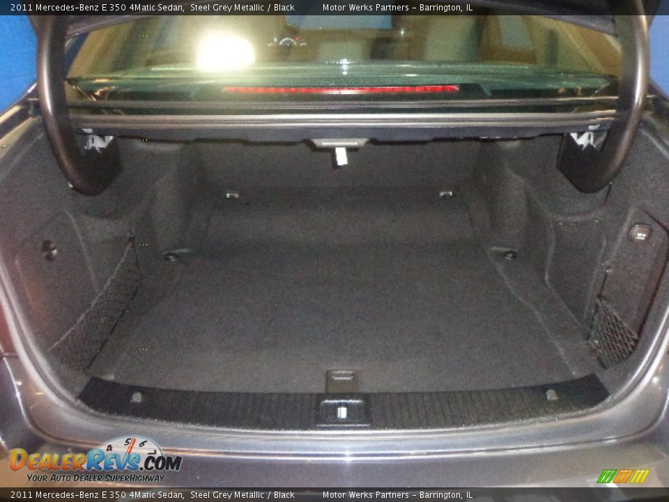 2011 Mercedes-Benz E 350 4Matic Sedan Steel Grey Metallic / Black Photo #26