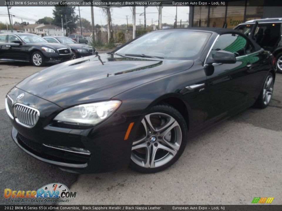 Front 3/4 View of 2012 BMW 6 Series 650i xDrive Convertible Photo #1