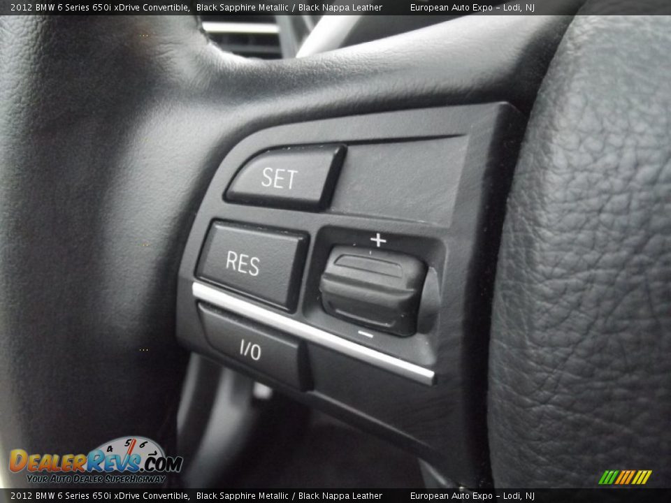 Controls of 2012 BMW 6 Series 650i xDrive Convertible Photo #20