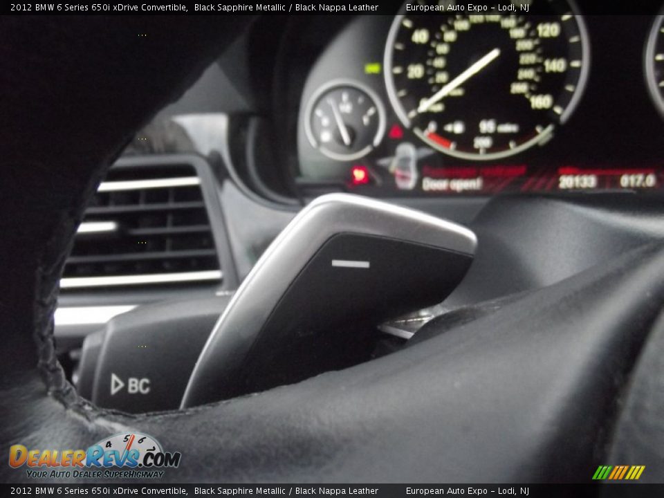 2012 BMW 6 Series 650i xDrive Convertible Shifter Photo #22