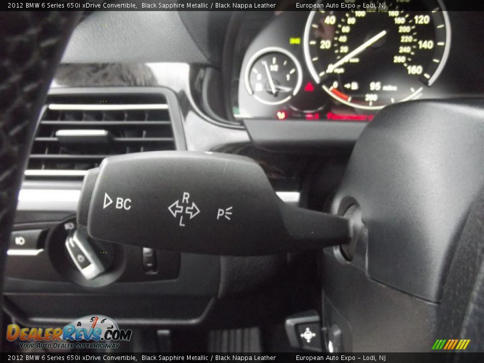 Controls of 2012 BMW 6 Series 650i xDrive Convertible Photo #24