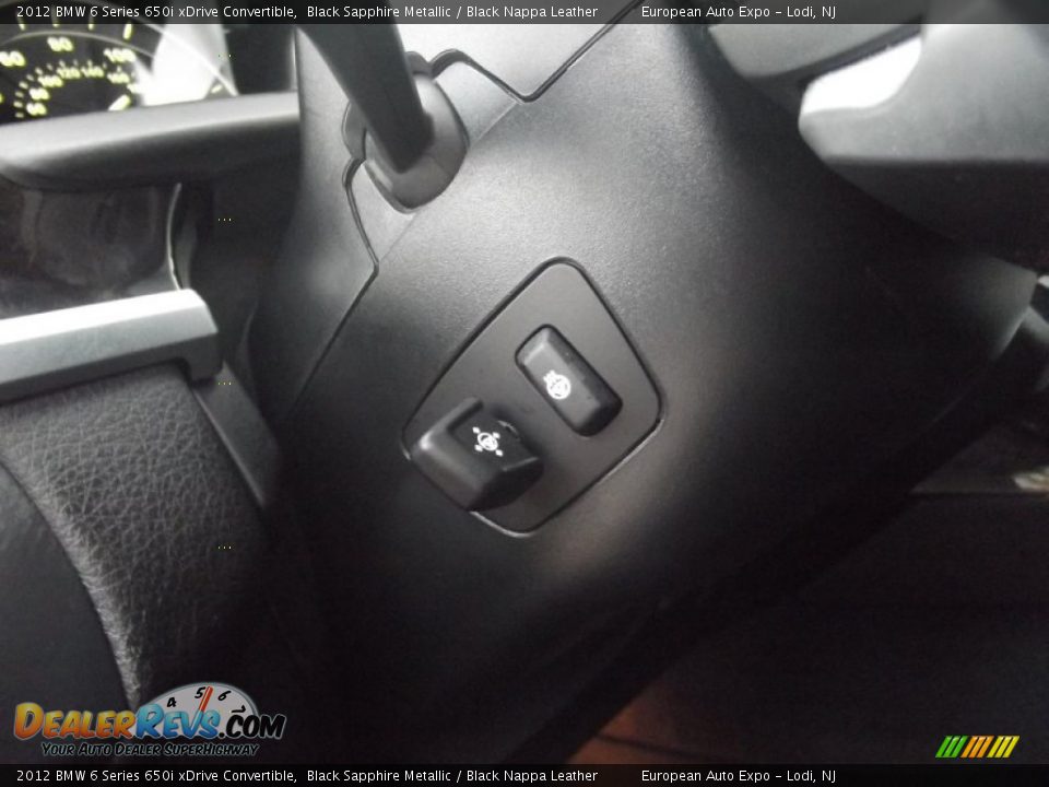 Controls of 2012 BMW 6 Series 650i xDrive Convertible Photo #25