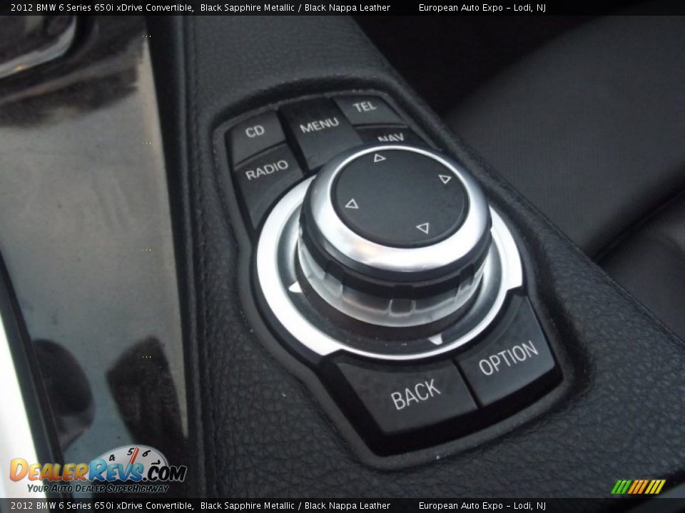 Controls of 2012 BMW 6 Series 650i xDrive Convertible Photo #36
