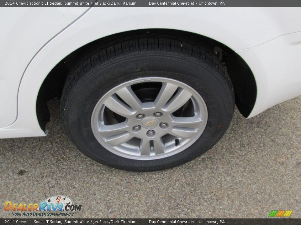 2014 Chevrolet Sonic LT Sedan Summit White / Jet Black/Dark Titanium Photo #3
