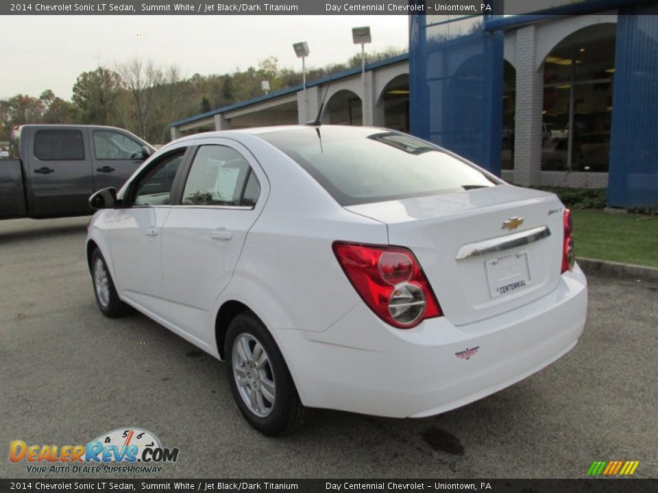 2014 Chevrolet Sonic LT Sedan Summit White / Jet Black/Dark Titanium Photo #4