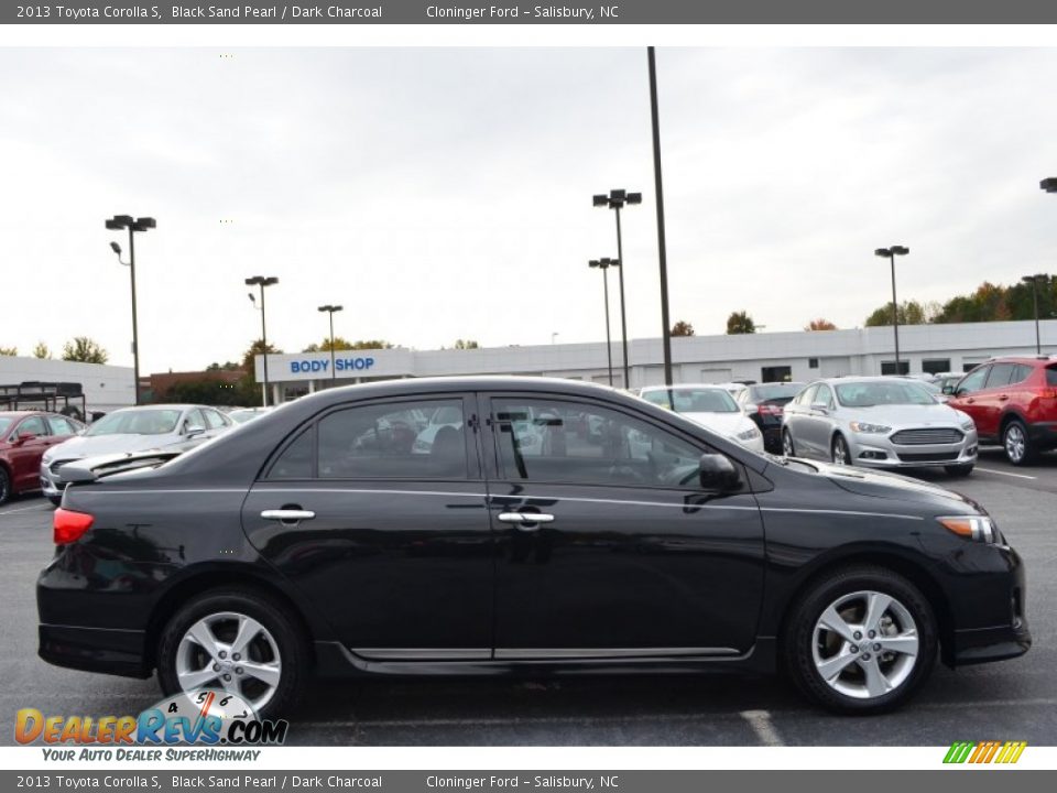2013 Toyota Corolla S Black Sand Pearl / Dark Charcoal Photo #2