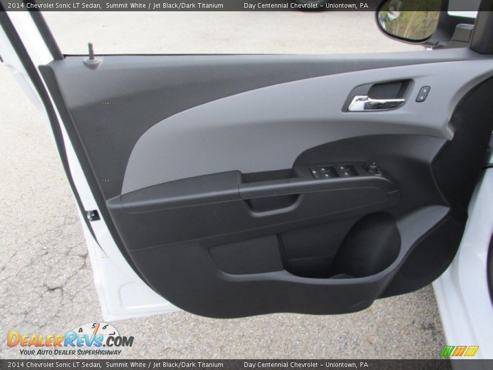 2014 Chevrolet Sonic LT Sedan Summit White / Jet Black/Dark Titanium Photo #10
